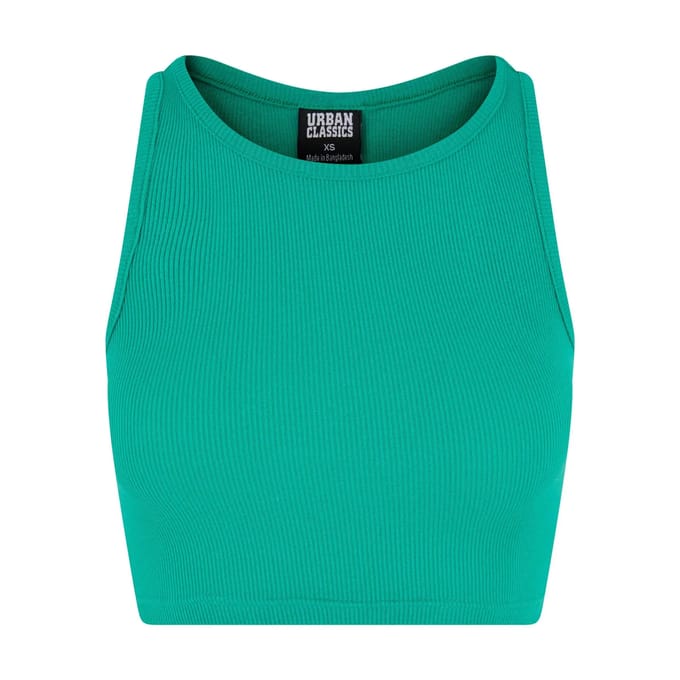 Urban Classics - Rib Crop top - XL - Groen