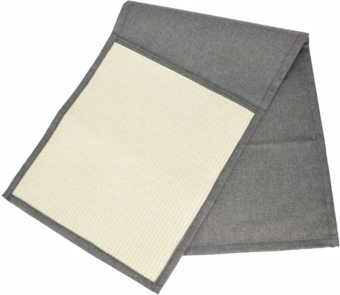 Pets Collection Kattenkrabmat 130x45 cm grijs