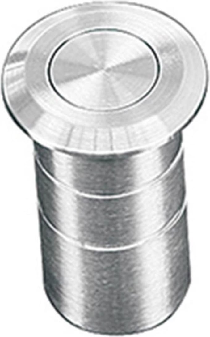 Vloerpot voor Kantschuif standaard voor stift 12mm RVS