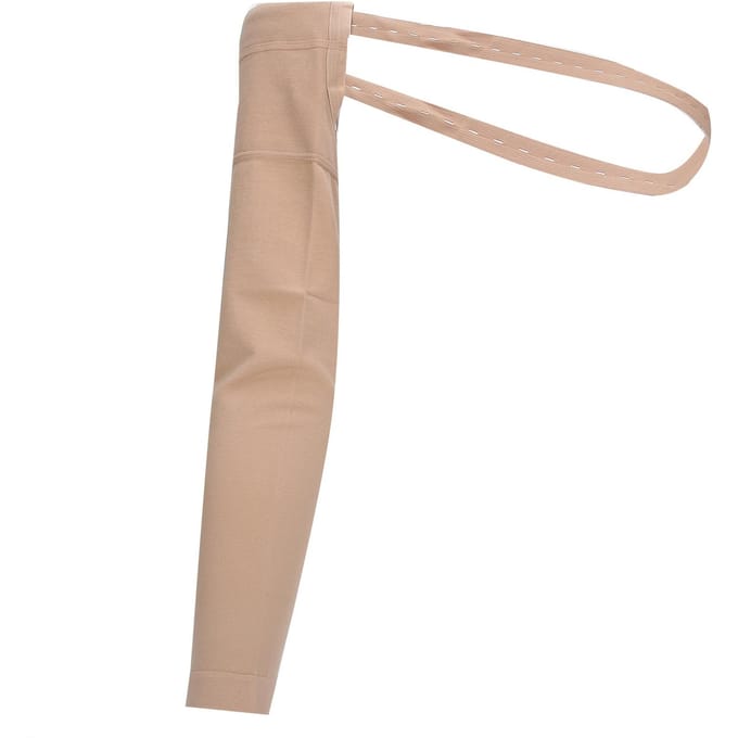 Compressiemouw na borstamputatie Elastische armzwelling Lymfoedeem VerlichtingsmouwS S beige