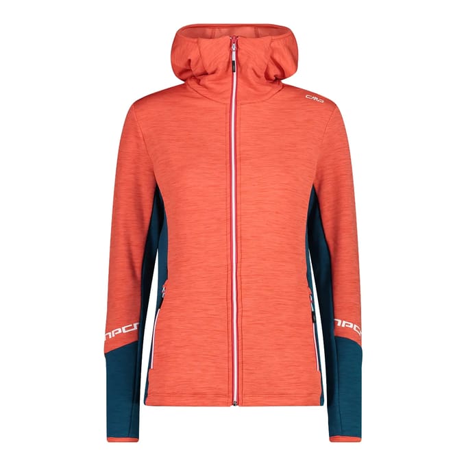 Dames fleece met capuchon CMP