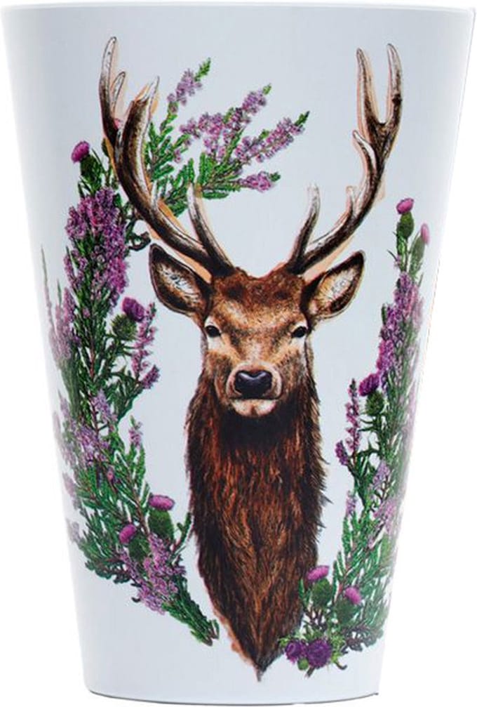 Picknick/Camping Beker RPET - Wild Stag Hert - 450ml - 13x9cm