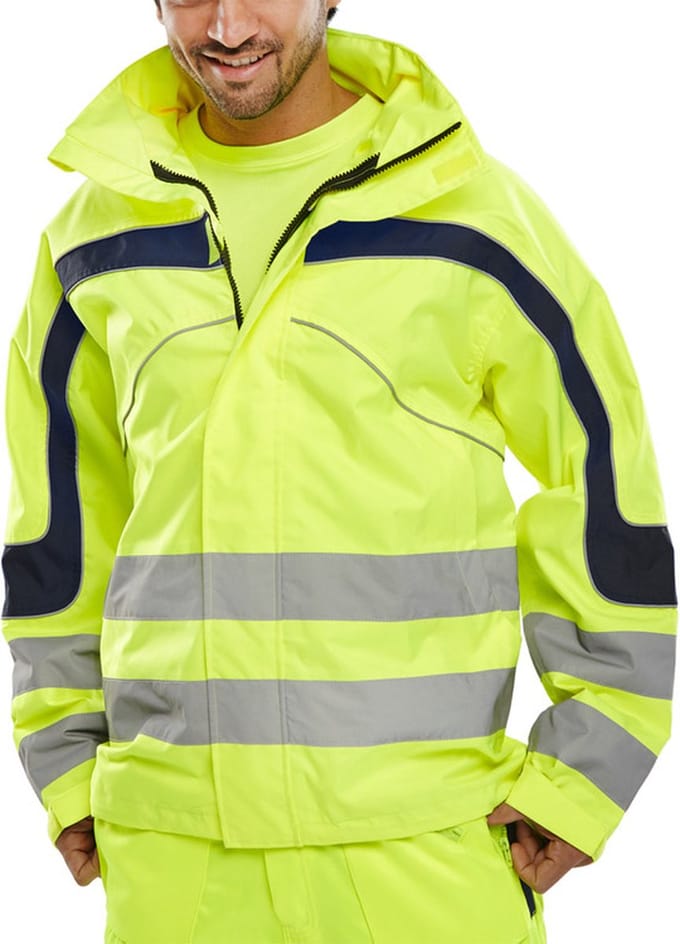 Beeswift ETON Waterdichte Jas - Geel - Maat L