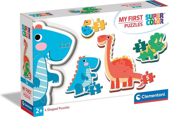 Eerste Puzzels voor Peuters Vol Dinosaurs - Leerzaam Speelgoed