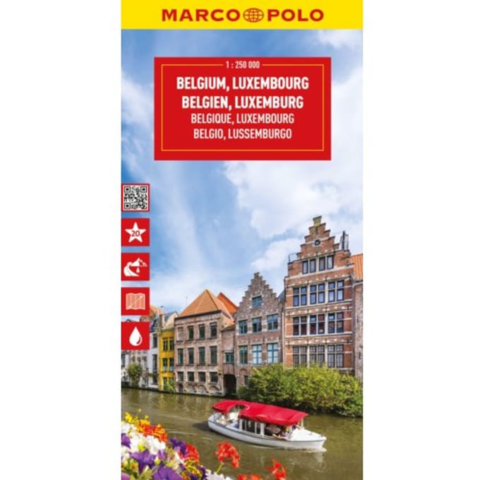 Belgium And Luxembourg Marco Polo Map - Marco Polo Maps - Marco Polo