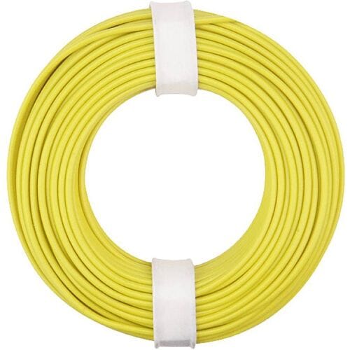 Donau Elektronik 150-013 Draad 1 x 0.50 mm² Geel 10 m