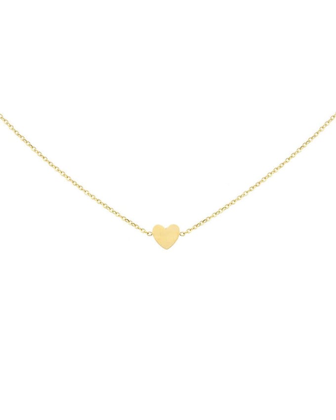 Mint15 Ketting klein hartje 'Little Heart' - Goudkleur RVS/Stainless Steel