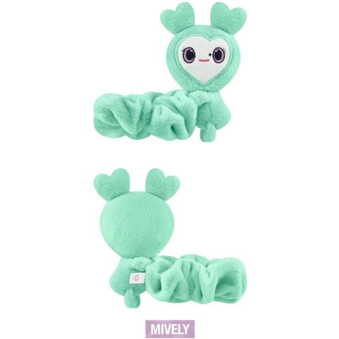 TWICE LOVELY Scrunchie - DIT IS VOOR Mively white