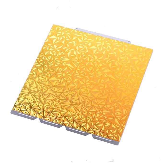 Plaque d'impression compatible avec l'imprimante 3D Snapmaker U1 Motif PEY Lisse et Plateau d'impression double face PEO Plateforme chauffante yellow