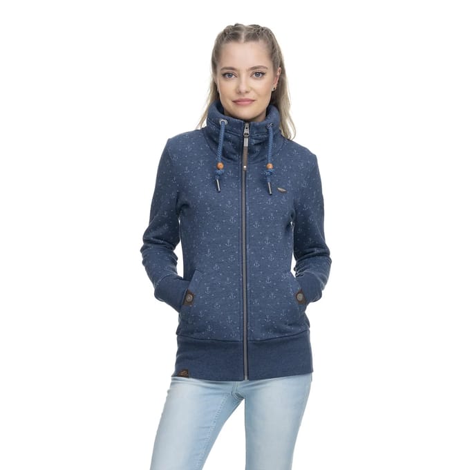 Damessweatshirt met rits Ragwear Rylie Marina