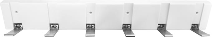 HOME It® flex kapstok met 6 haken 48,4 × 2,2 x 7,2 cm wit