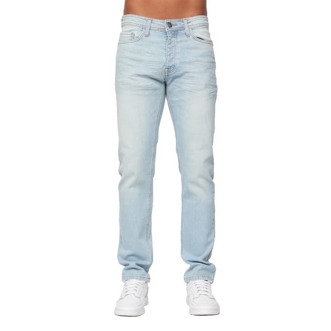 Crosshatch Heren Buraca Slim Jeans (Lichte wasbeurt)