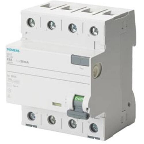 Siemens 5SV33463 5SV3346-3 Aardlekschakelaar F 63 A 0.03 A 400 V