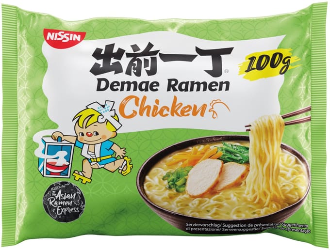 Nissin Demae Ramen Instant Noedels Kip 30 x 100 g