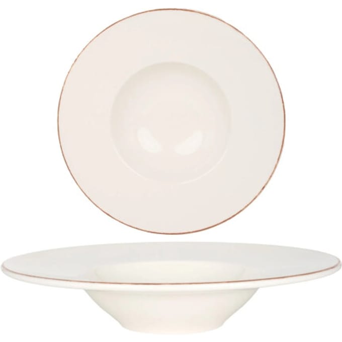 Bonna Pasta Bord - Retro - Porselein - 28 cm 400 cc - set van 2