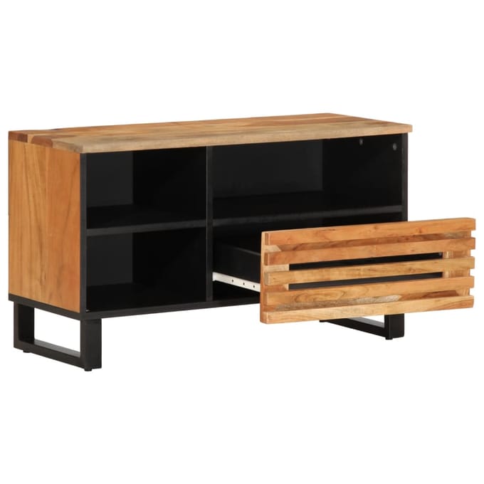vidaXL - Tv-meubel - 80x34x46 - cm - massief - acaciahout