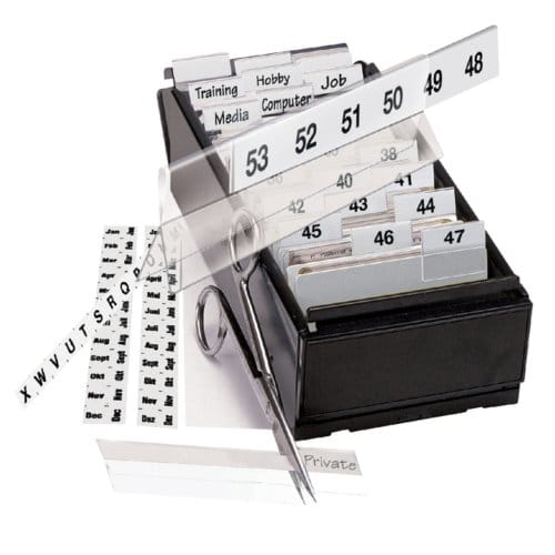 Indextabs Djois 10x150mm zelfklevend aanpasbaar permanent wit 5 stuks