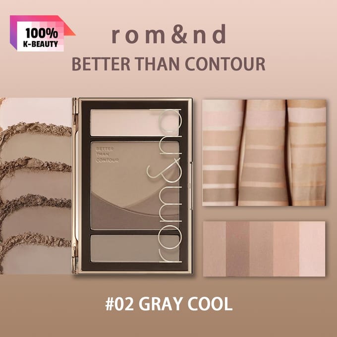 Rom&nd Romand BETTER THAN CONTOUR 20.5g/0.72oz gray