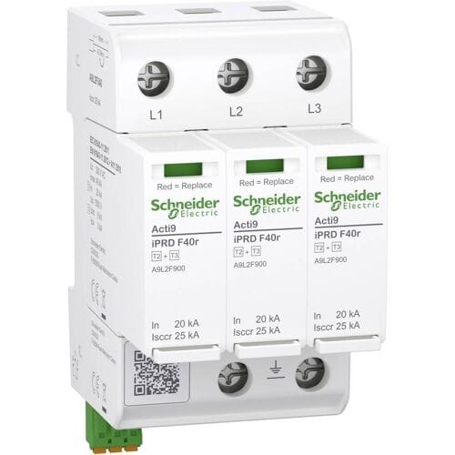 Schneider Electric A9L2F340 A9L2F340 Overspanningsafleider 65 kA Piece 1 stuk(s)