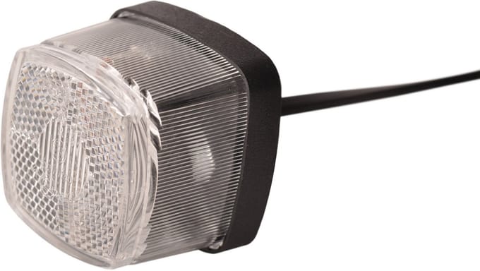 Aspock Squarepoint wit met 50 cm DC-kabel