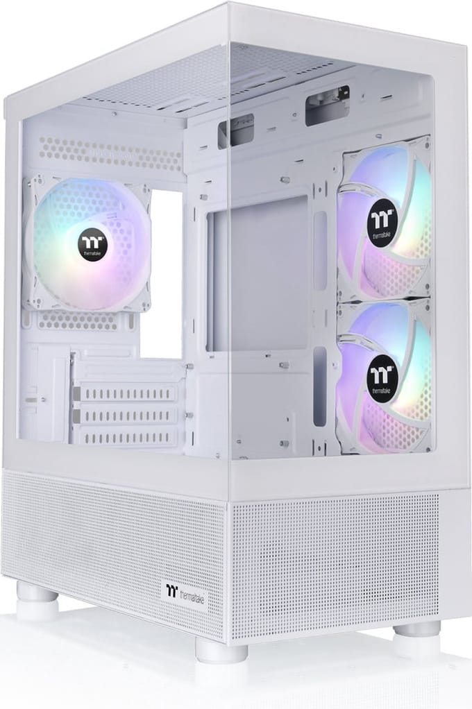 Thermaltake View 170 TG ARGB Micro - PC Case - Behuizing - Gehard Glas - 3x120mm Ventilator - Wit