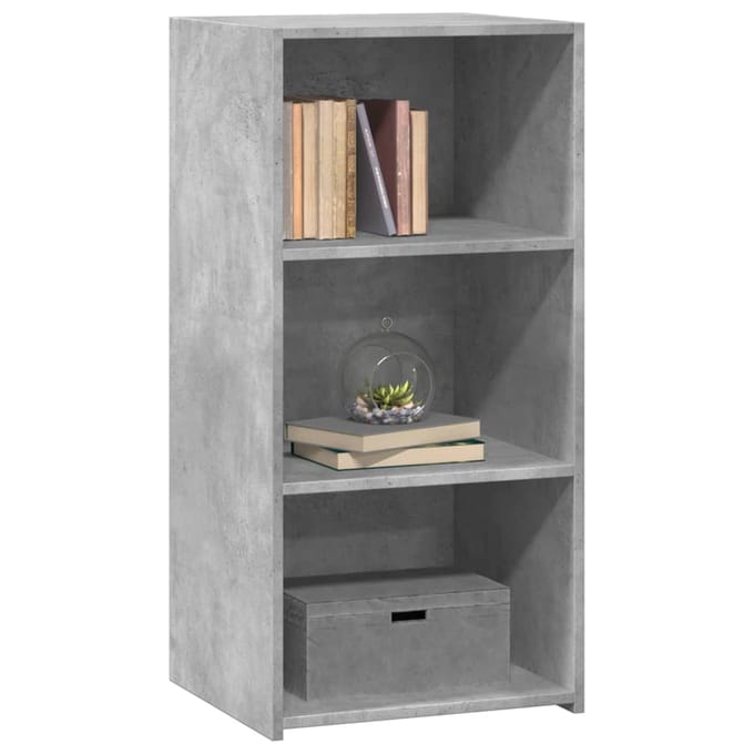 vidaXL - Dressoir - 45x41x93 - cm - bewerkt - hout - betongrijs