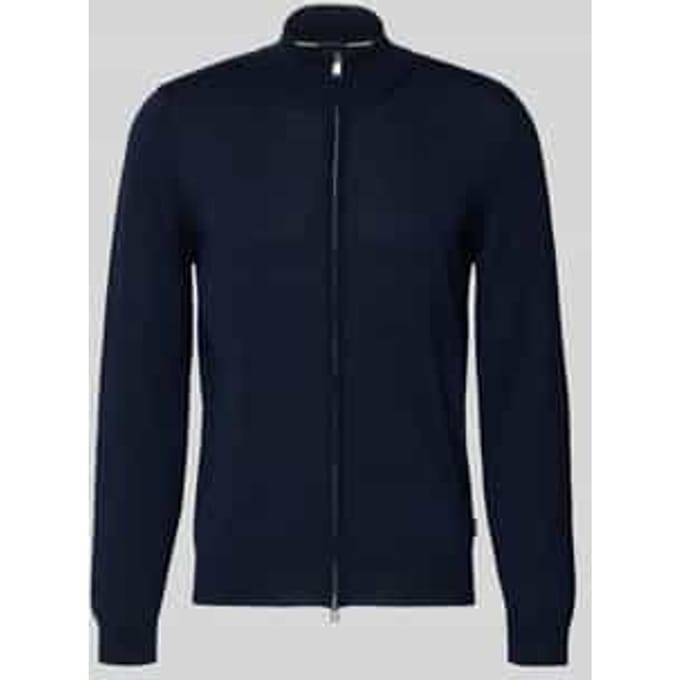 Cardigan met labeldetail, model 'Balonso'