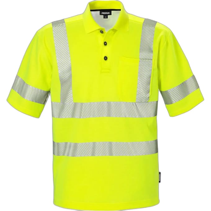 Fristads Hi Vis Poloshirt Klasse 3 7406 Phv - Hi-Vis geel - M