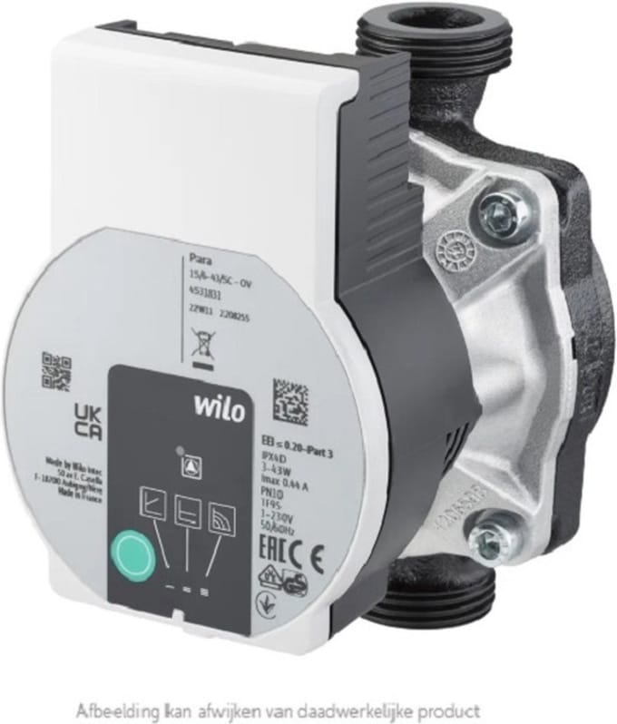 WILO Para KU energiezuinige pomp composiet 15/6-43/SCU 3-43W