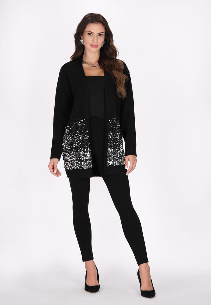 Faina Vest Dames zwart