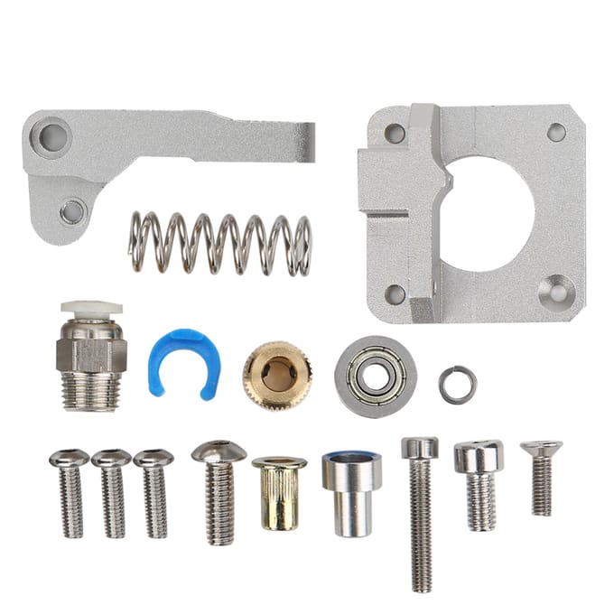 3D Printer Onderdelen Extruder Upgrade Kit Veer Aluminium Blok Accessoires voor CR11Ender3 white