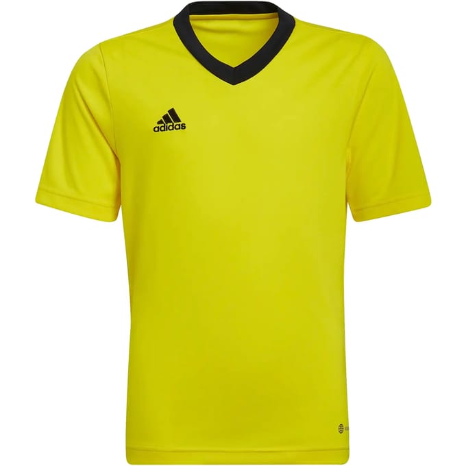 adidas - Entrada 22 Jersey Youth - Gele Voetbalshirt -152
