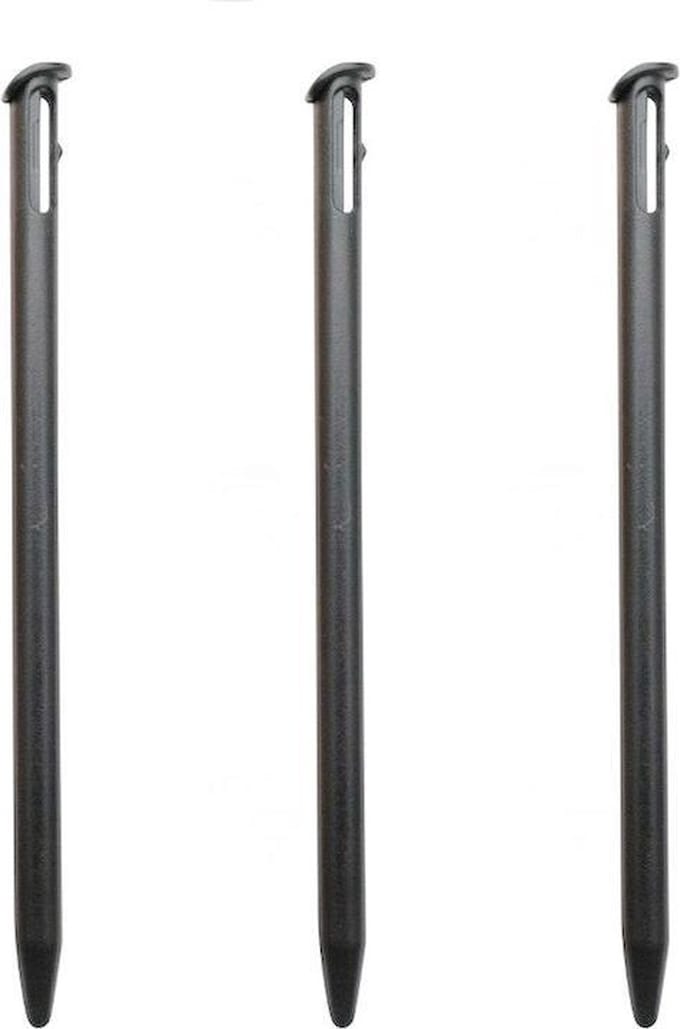 3x Stylus pen geschikt voor New Nintendo 3DS Zwart