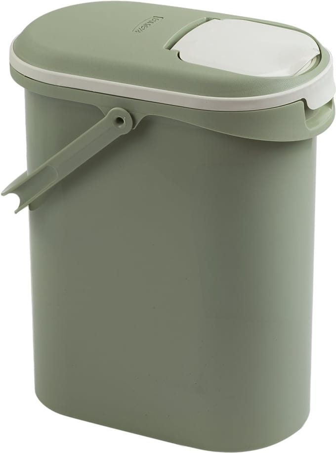 Curver Voedselcontainer Hond/Kat - Voercontainer - Luchtdicht - Met handvat - Misty Green - 10L