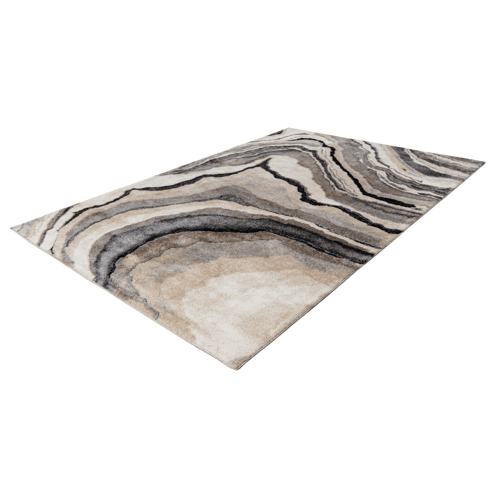 Vloerkleed Bologna 461 grijs – 120 x 170 cm – polypropyleen & polyester, machinegeweven