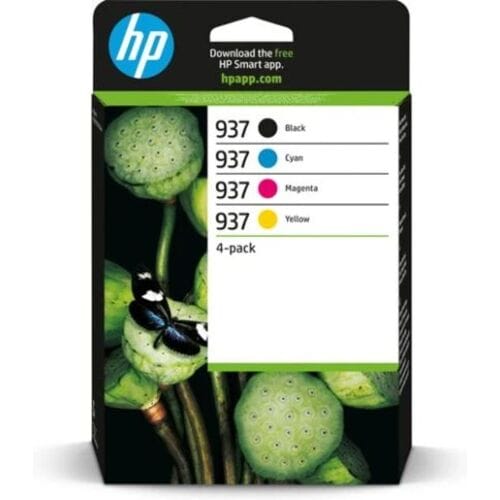 HP 937 / 6C400NE - 4-Pack (Black Yellow Magenta Cyan) Ink