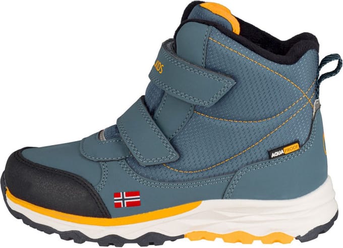 Trollkids Hafjell Winter Boots - Winterschoenen - Kinderen Steel Blue / Navy / Mango 30