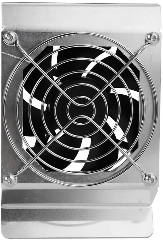 Koelventilator - Reserveonderdeel Koelkast - Temperatuur Beheersen - Krachtige 12V Ventilator - 92mm - Zilver