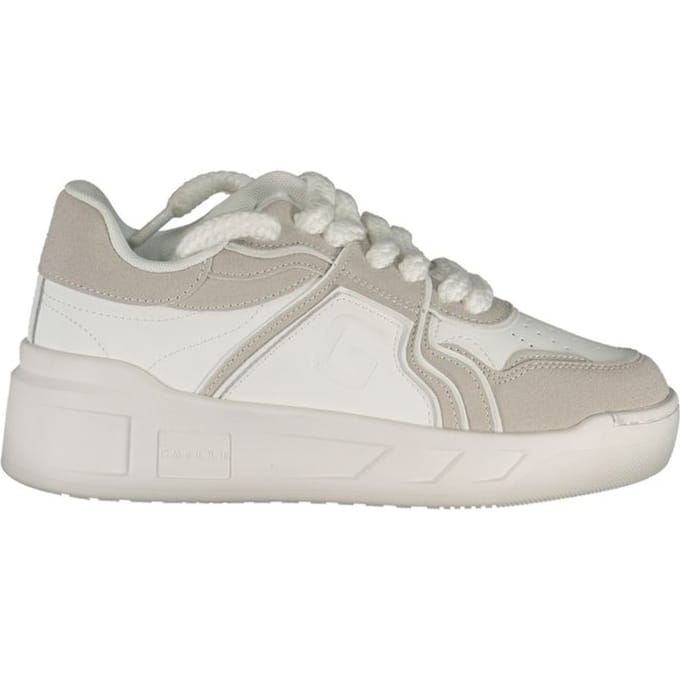 Gaelle Paris Bianco Polyurethaan Dames Sneakers