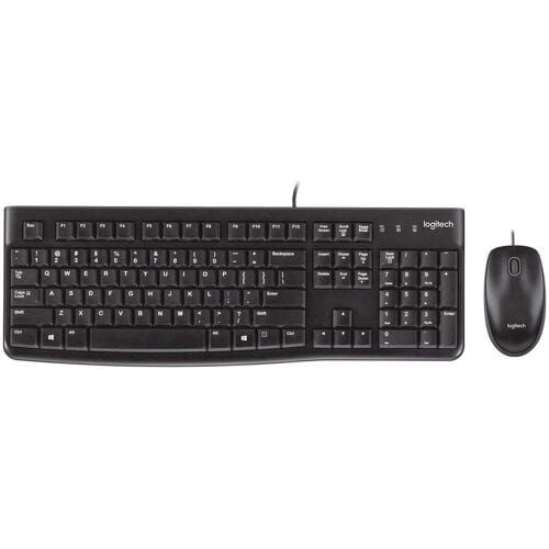 Logitech Desktop MK120 - Keyboard and mouse set - Spaans