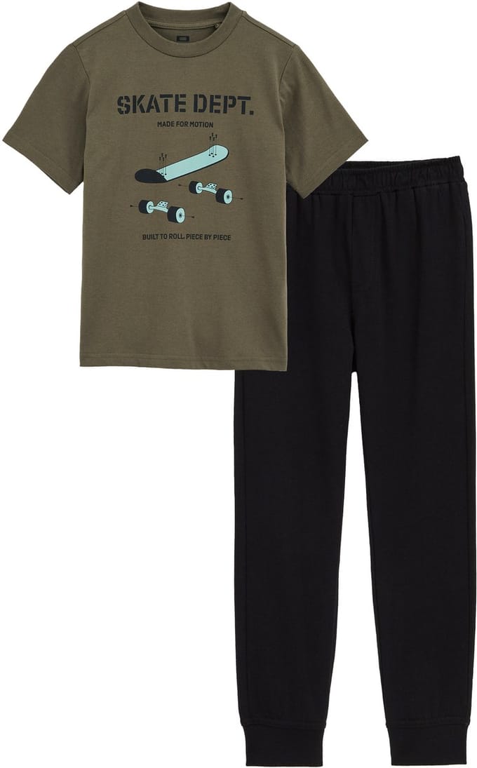 WE Fashion Jongens pyjama met print