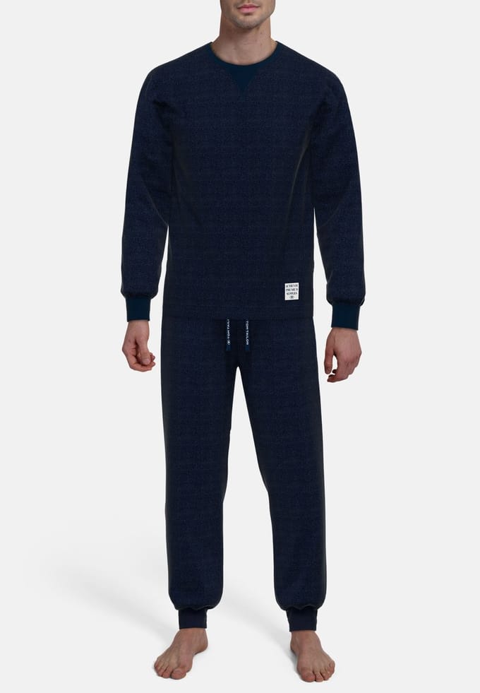 Tom Tailor pyjama lange broek rhodos dark blue