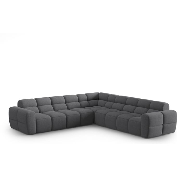 5-zits hoekbank Lisa velvet | Micadoni