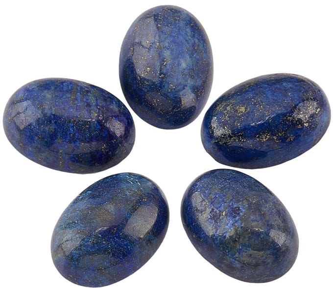 PandaHall Natuurlijke Amethist Cabochons Half Rond/Dome 10x4~5mm