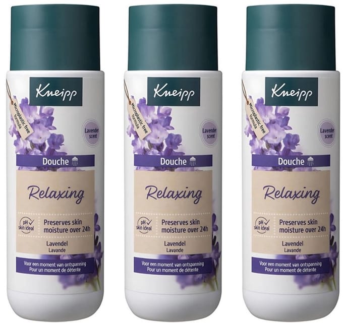 Kneipp Douchegel - Relaxing Lavendel - 3 x 200 ml Voordeelverpakking