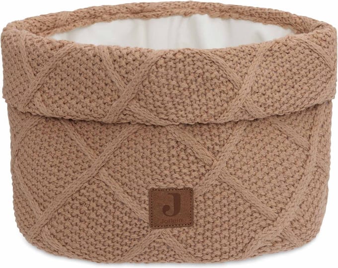 Jollein Commodemandje Check Knit Biscuit