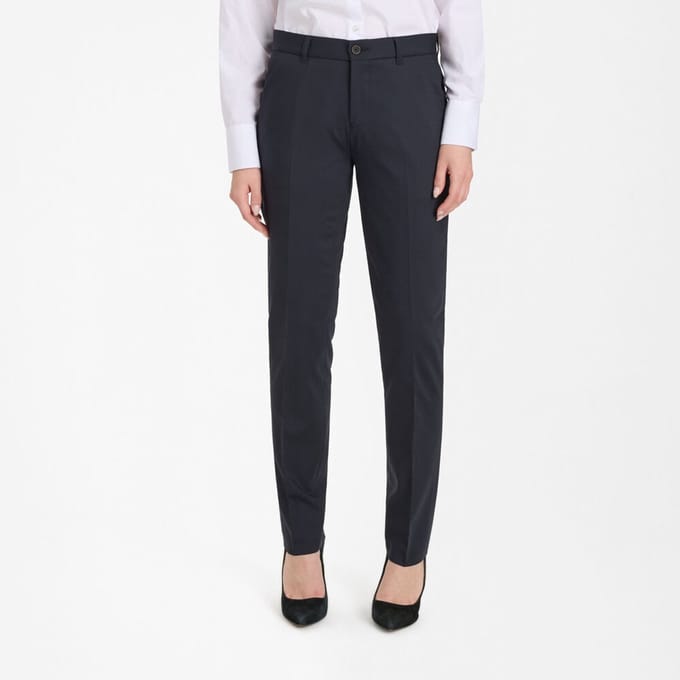 Sunwill 91649-2722-400 Donkerblauwe pantalon | Maat 38, inseam 80