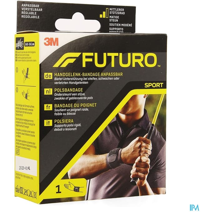 Futuro Polsbandage 46378, Zwart, Aanpasbaar