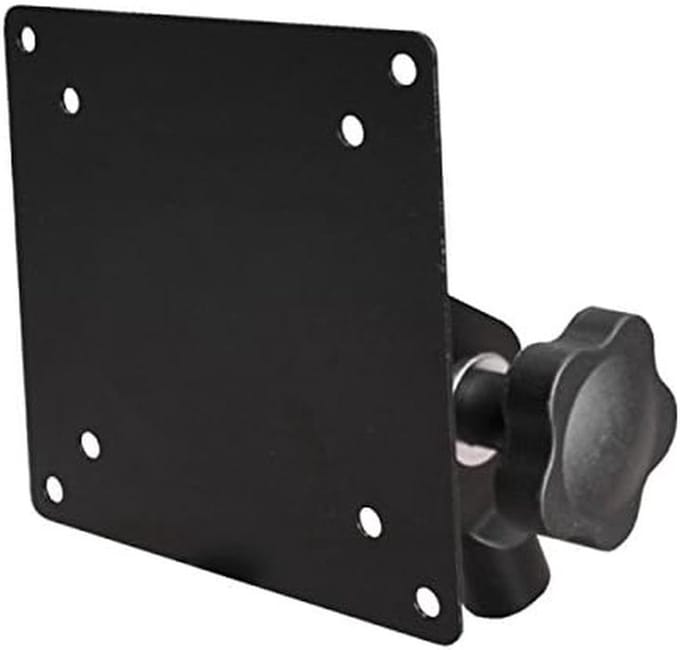 Microfoonstandaard Houder - LCD Display Mount - Muziek Optreden - Verstelbare Hoek - Universeel Formaat - Zwart