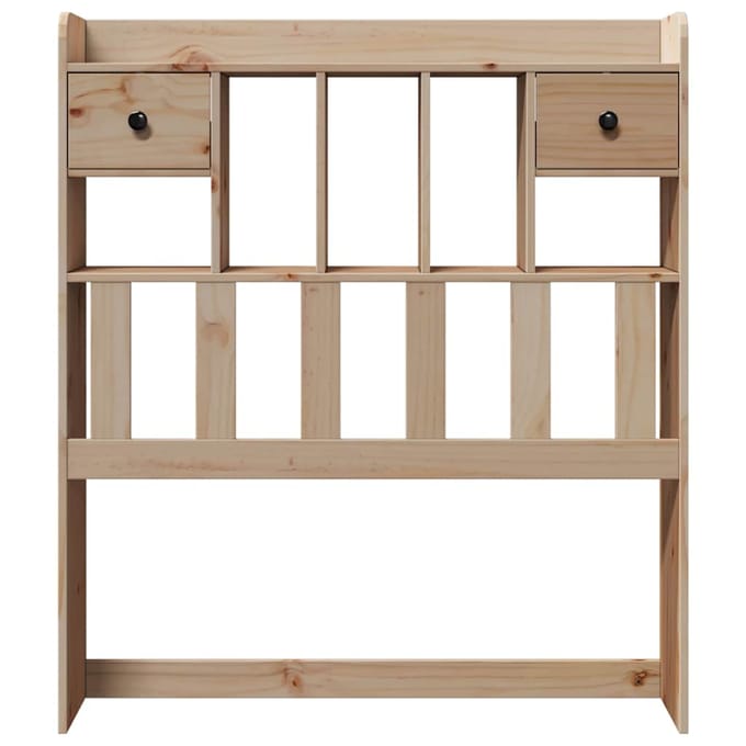 vidaXL - Hoofdbord - met - opbergruimte - 100 - cm - massief - grenenhout